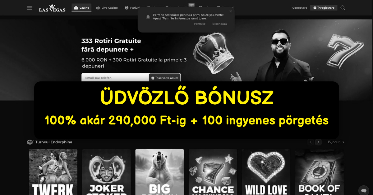 LasVegas Casino - Első osztályú online nyerőgépek